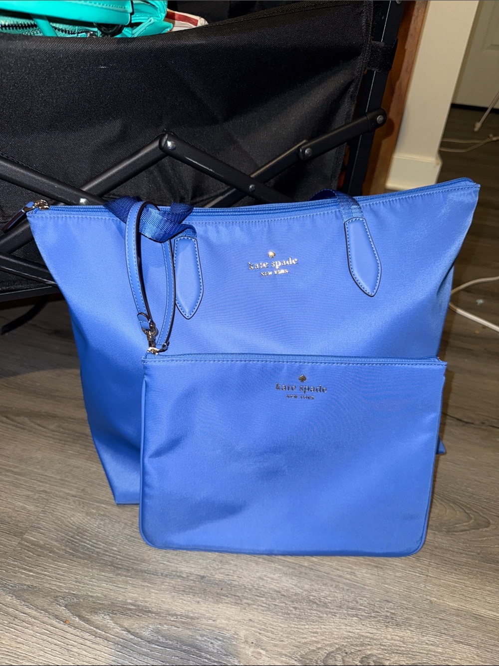 Kate Spade Kitt Nylon Medium Tote with Matching Wristlet